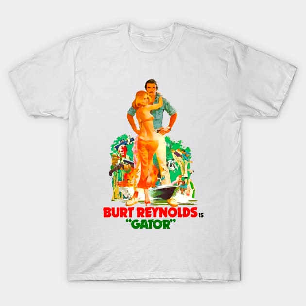 gator burt reynolds T-Shirt by zicococ